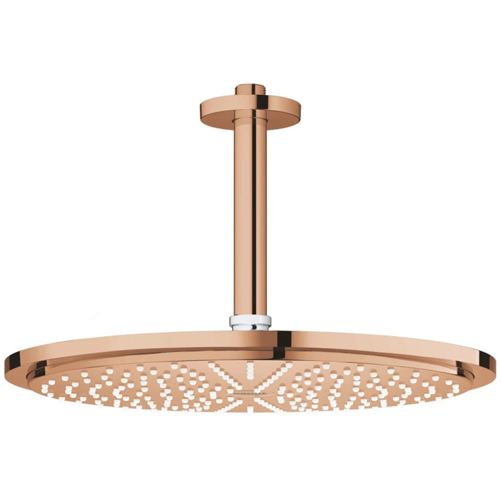 Grohe Rainshower Cosmopolitan Metal Tek Akışlı Rose Gold Tepe Duşu Seti - 26067DA0