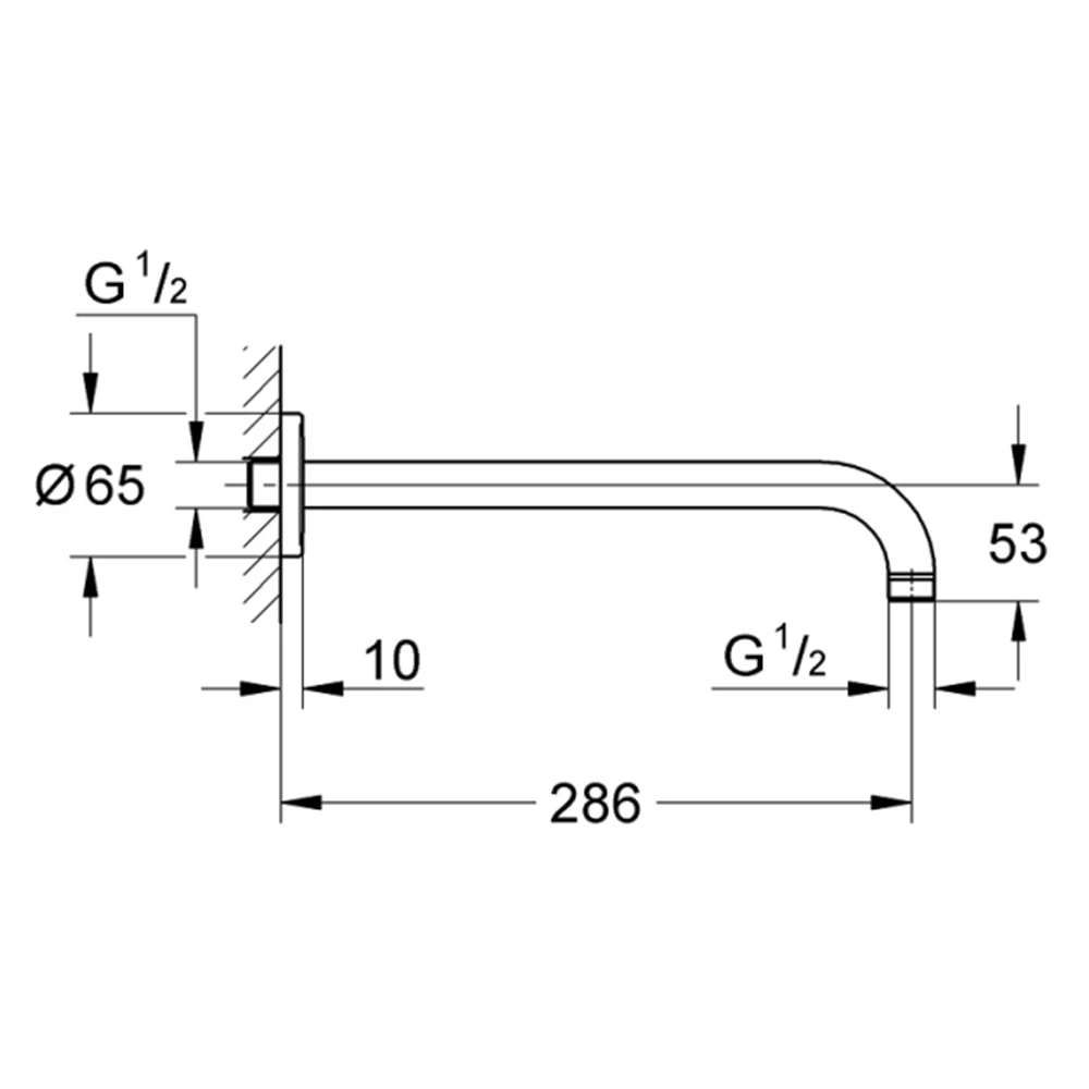 Grohe Rainshower Duş Kolu - 28577000 2