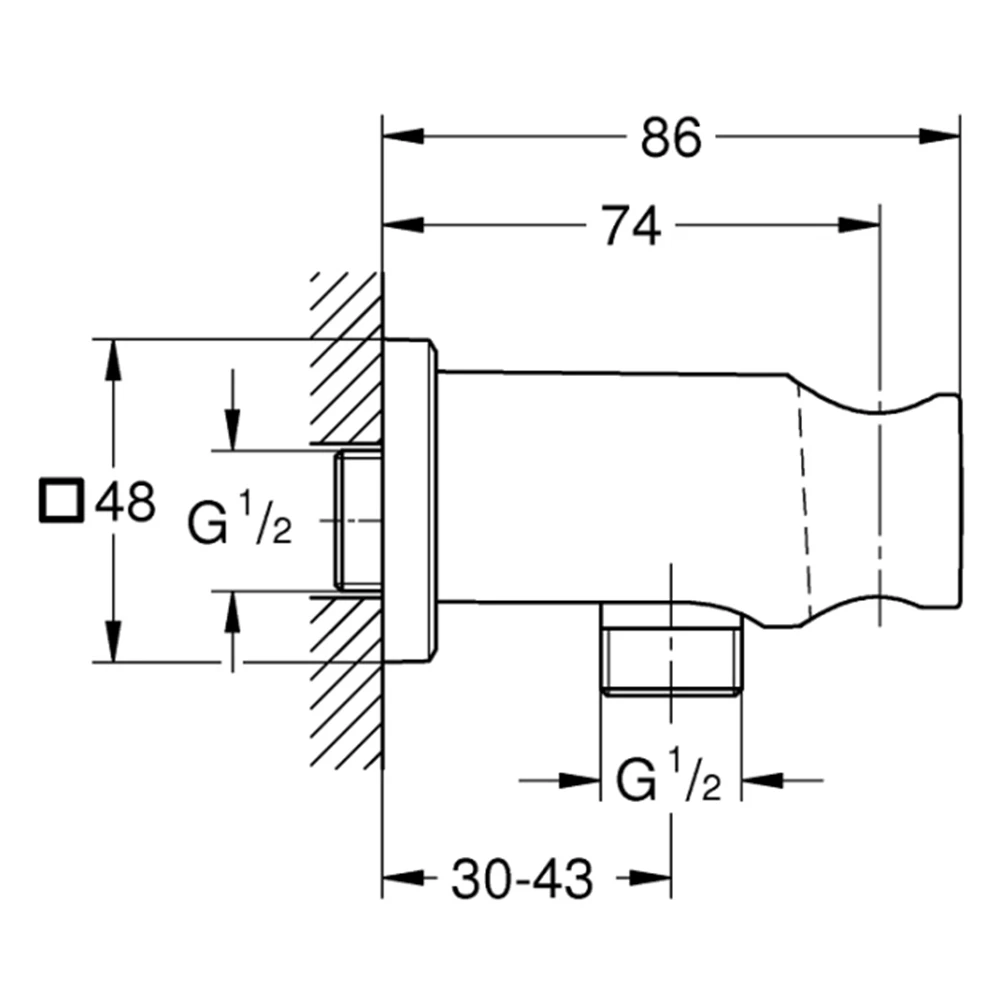 Grohe Rainshower Krom Duş Çıkışı - 26659000 2