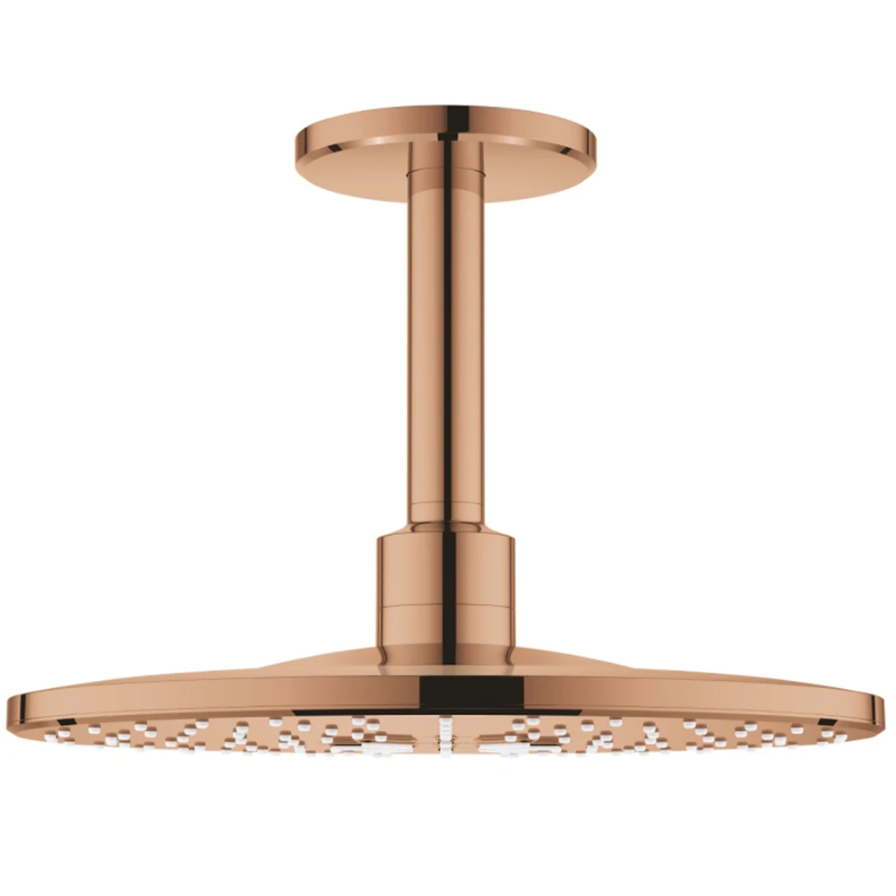 Grohe Rainshower Smart Active 2 Akışlı Rose Gold Tepe Duşu Seti - 26477DA0