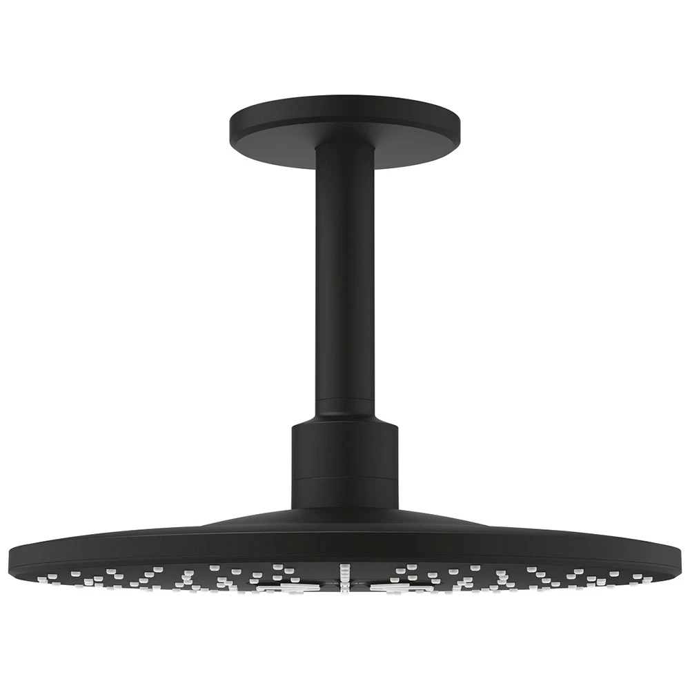 Grohe Rainshower Smartactive 310 2 Akışlı Siyah Tepe Duşu Seti - 22124KF0