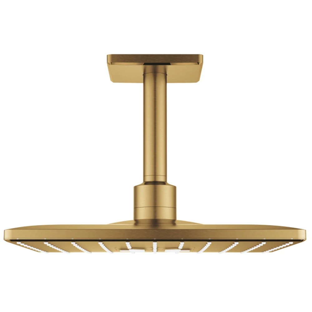 Grohe Rainshower SmartActive 2 Akışlı Altın Tepe Duşu Seti - 26481GN0