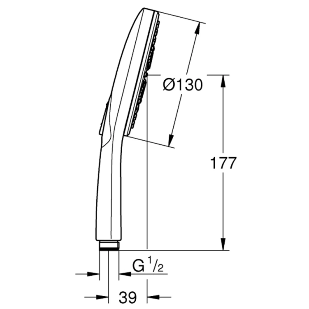 Grohe Rainshower SmartActive 3 Akışlı Altın El Duşu - 26574GN0 2