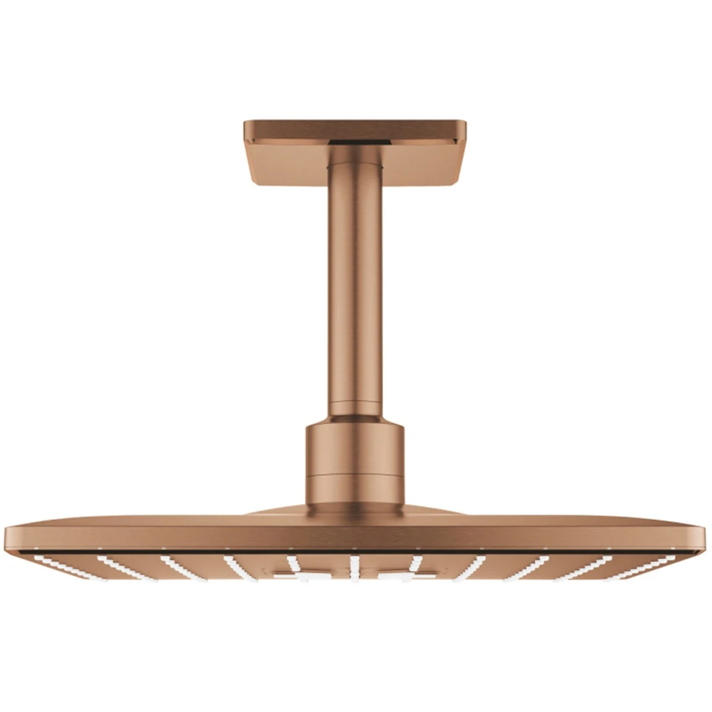 Grohe Rainshower SmartActive 2 Akışlı Rose Gold Tepe Duşu Seti - 26481DL0