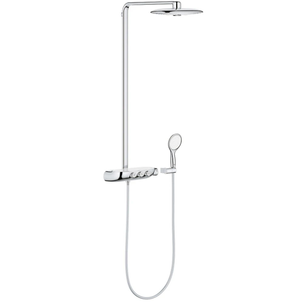 Grohe Rainshower SmartControl Duvara Monte Termostatik Bataryalı Duş Sistemi - 26250000