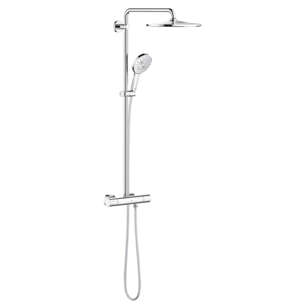 Grohe Rainshower System Duvara Monte Termostatik Bataryalı Duş Sistemi - 26648000