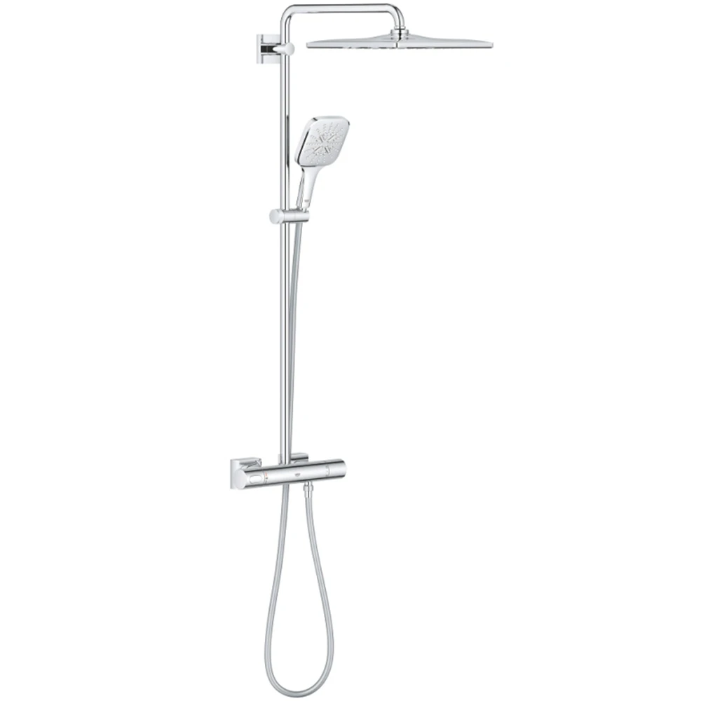 Grohe Rainshower System Duvara Monte Termostatik Bataryalı Duş Sistemi - 26652000