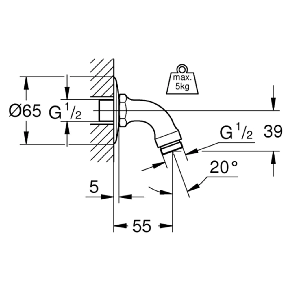 Grohe Relexa Duş Kolu - 28429000 2