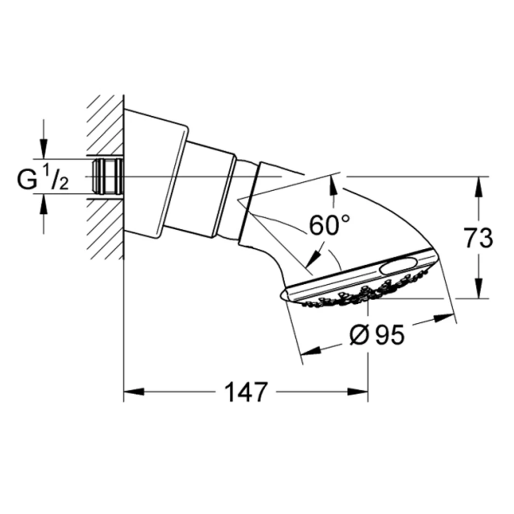 Grohe Relexa Ultra 5 Akışlı Tepe Duşu - 27062000 2