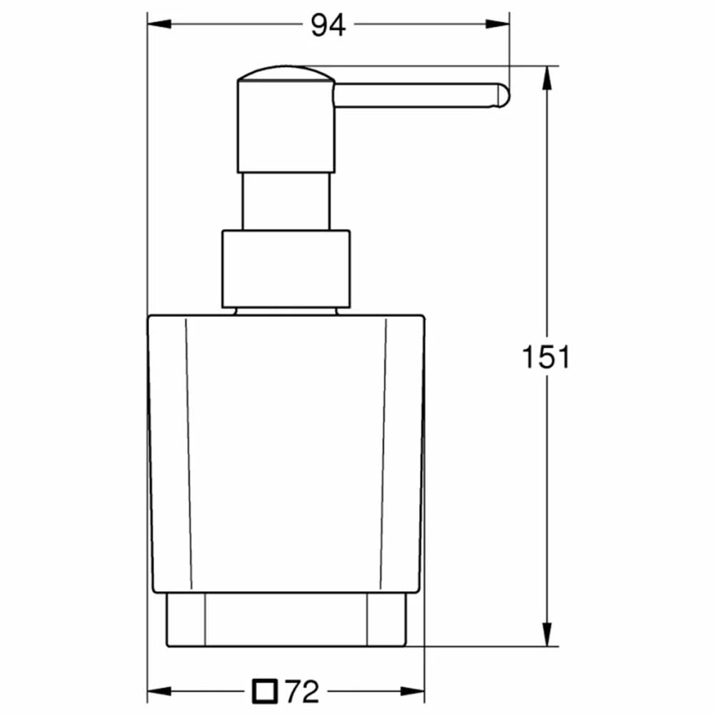 Grohe Selection Cube Sıvı Sabunluk - 40805000 2