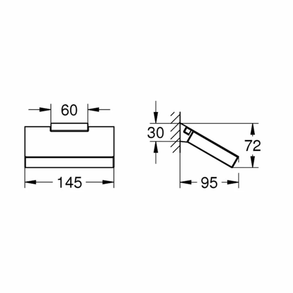 Grohe Selection Cube Tuvalet Kağıtlığı - 40781000 2