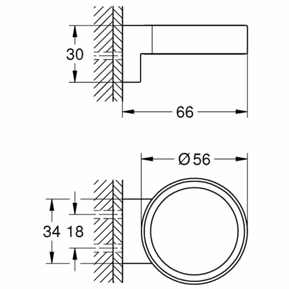 Grohe Selection Rose Sabunluk Tutacağı - 41027DA0 2