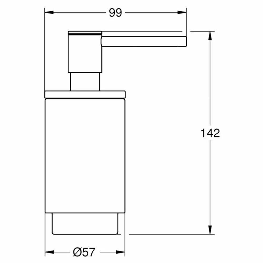 Grohe Selection Nikel Sıvı Sabunluk - 41028A00 2