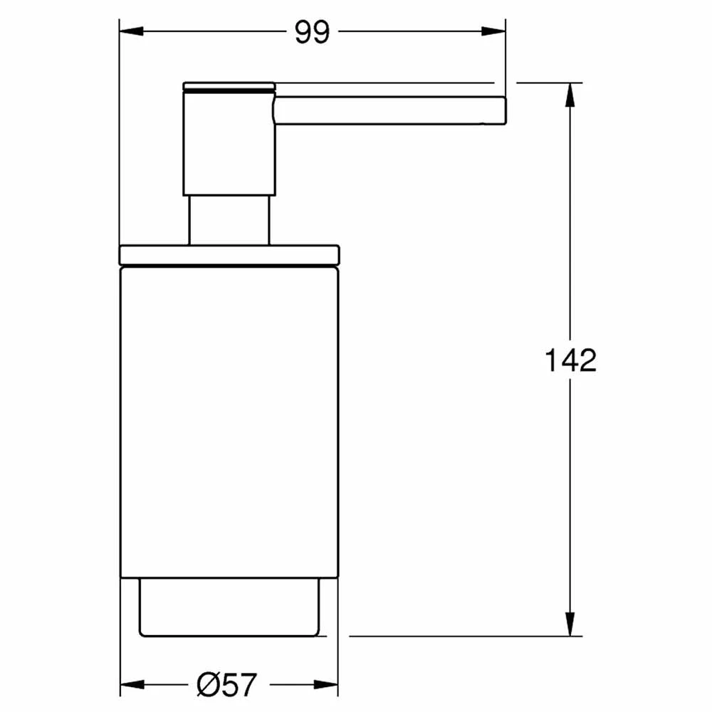 Grohe Selection Siyah Sıvı Sabunluk - 41218KF0 2