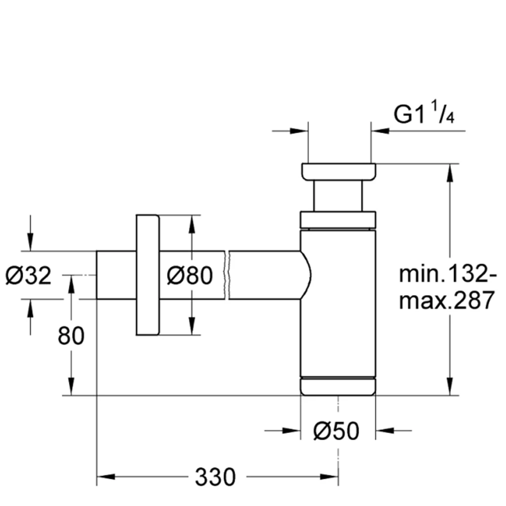 Grohe Sifon 1 1/4" - 28912000 2