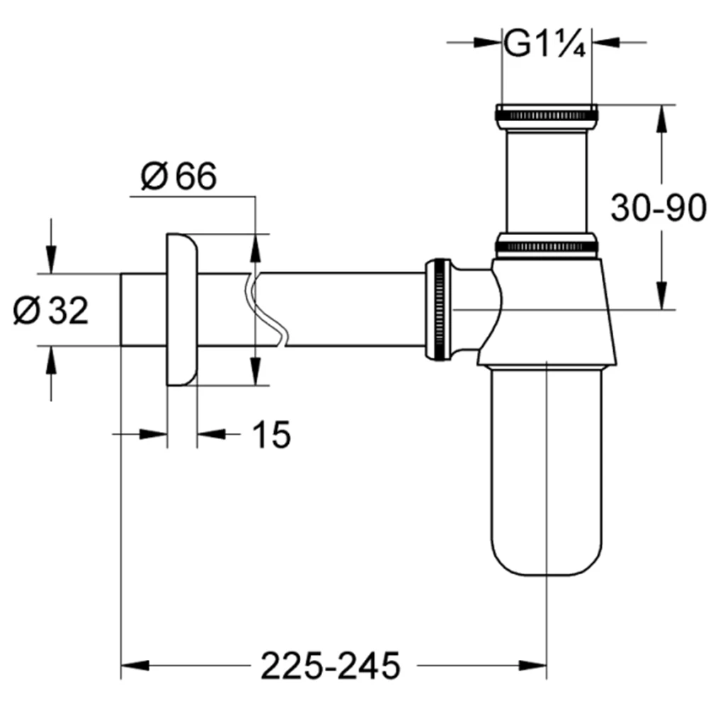 Grohe Sifon 1 1/4" - 28920000 2