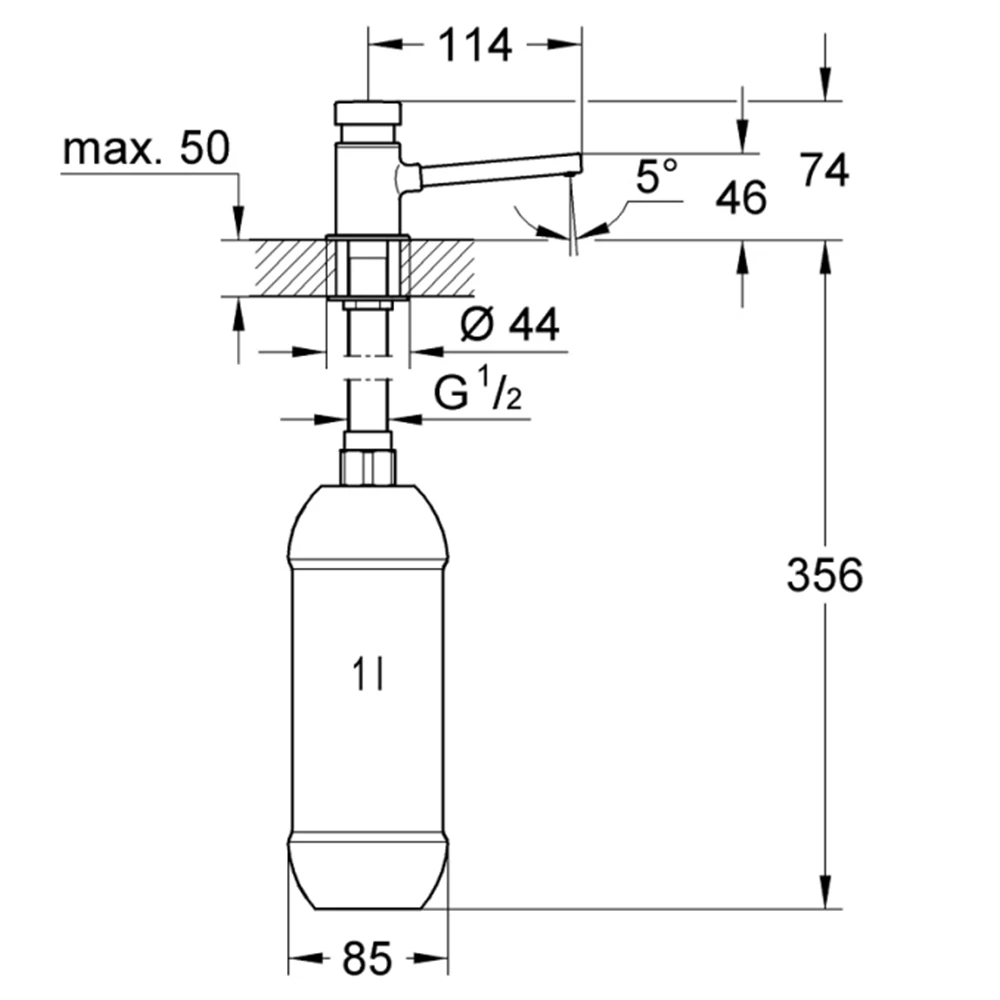 Grohe Sıvı Sabunluk - 36194000 2