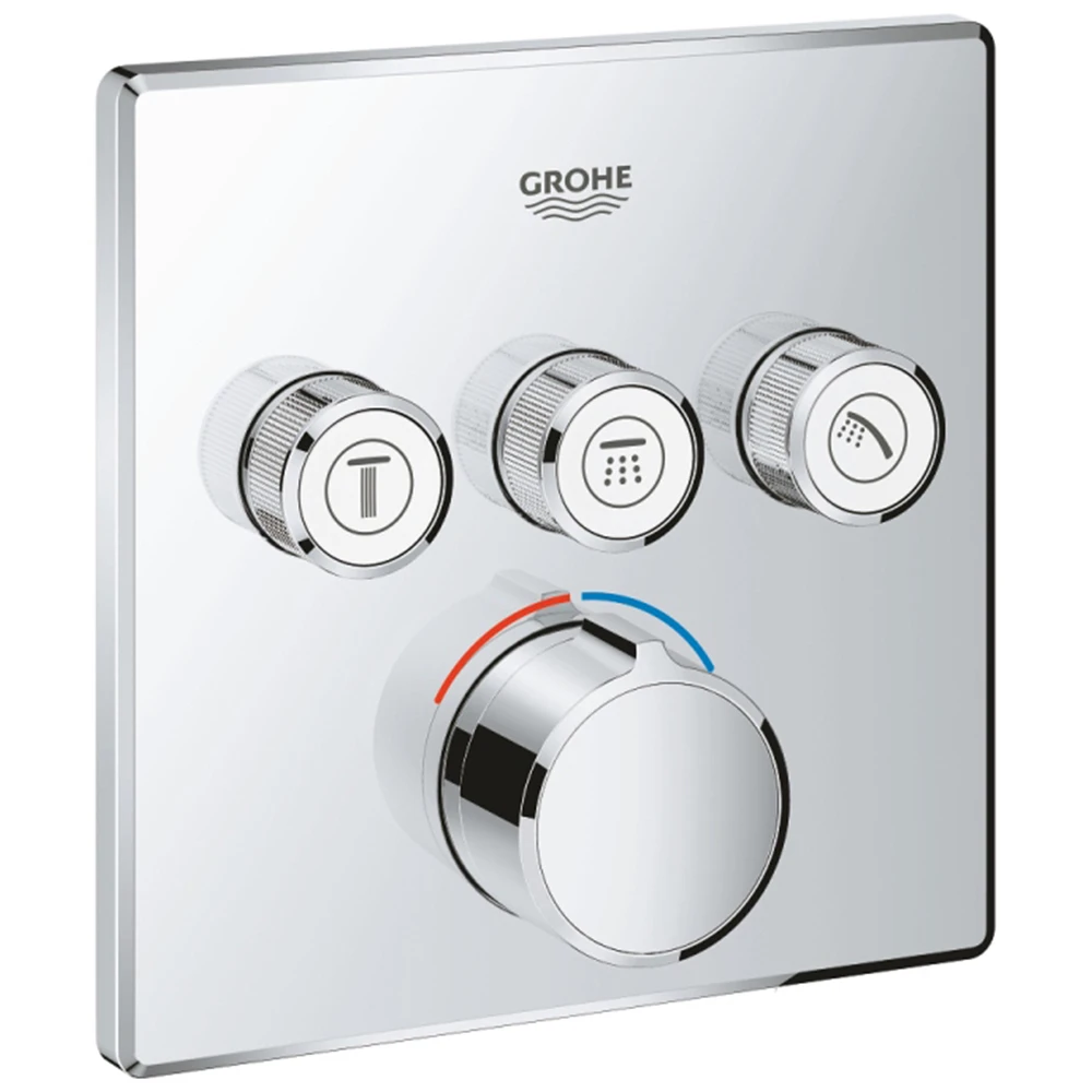Grohe SmartControl Mixer 3 Valfli Akış Kontrollü Ankastre Duş Bataryası - 29149000