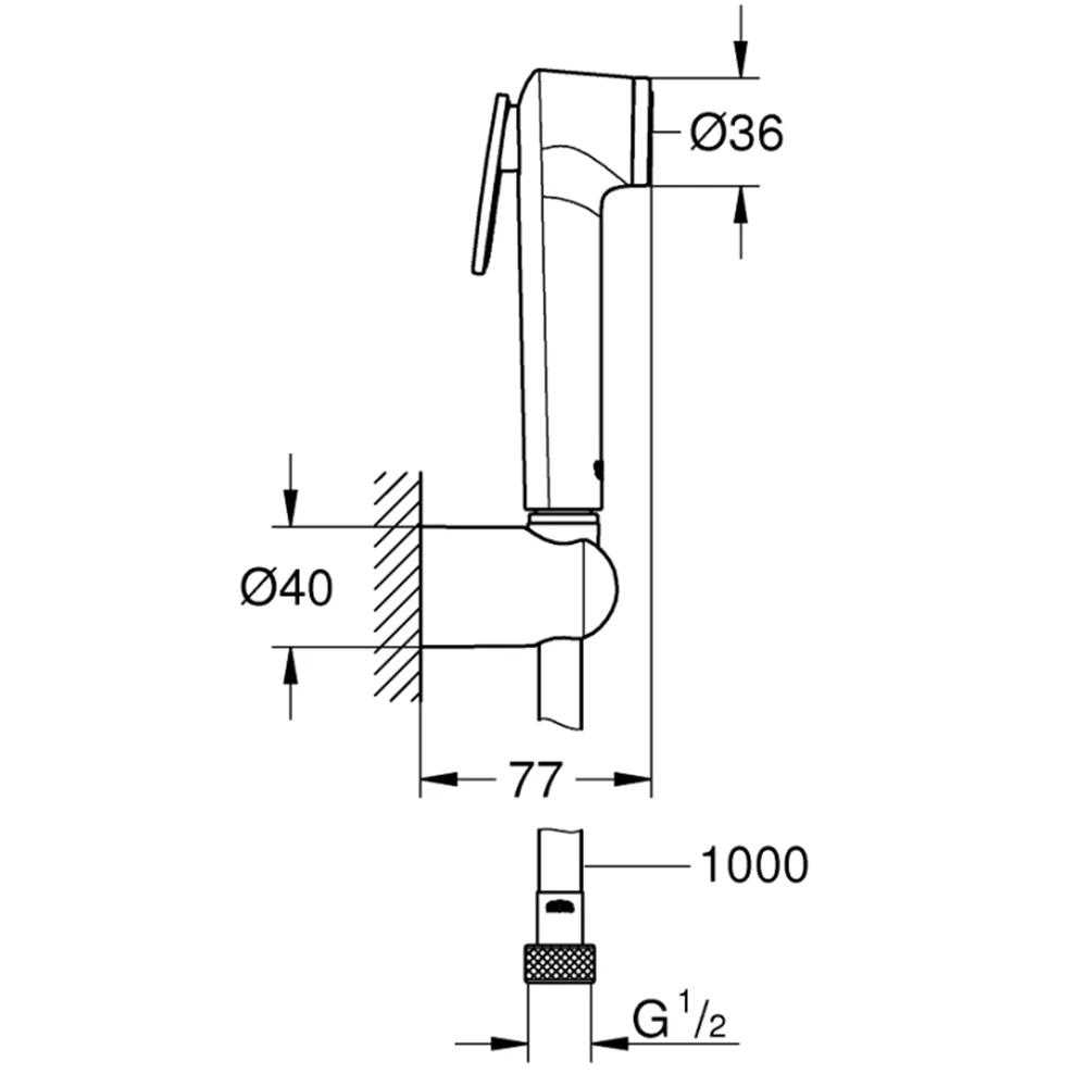Grohe Tempesta-F Duş Seti - 26352000 2