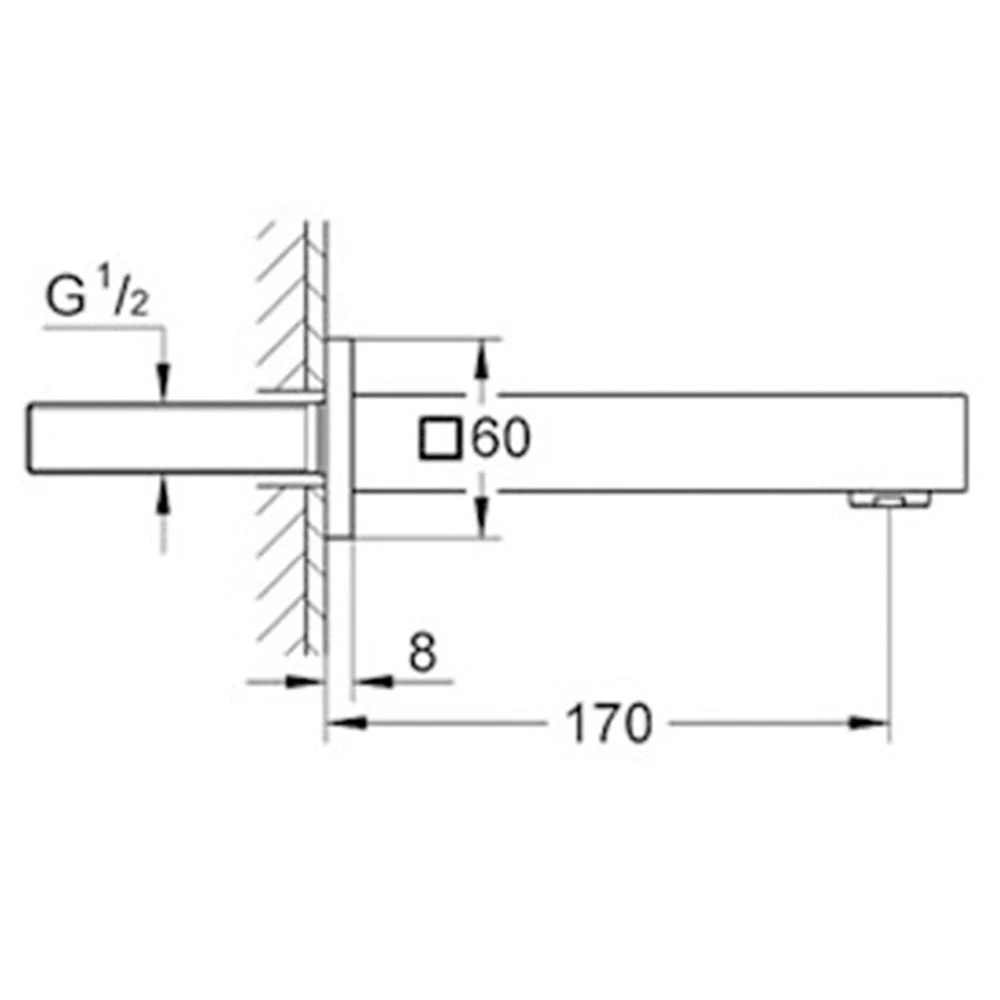 Grohe Universal Cube Çıkış Ucu - 13303000 2