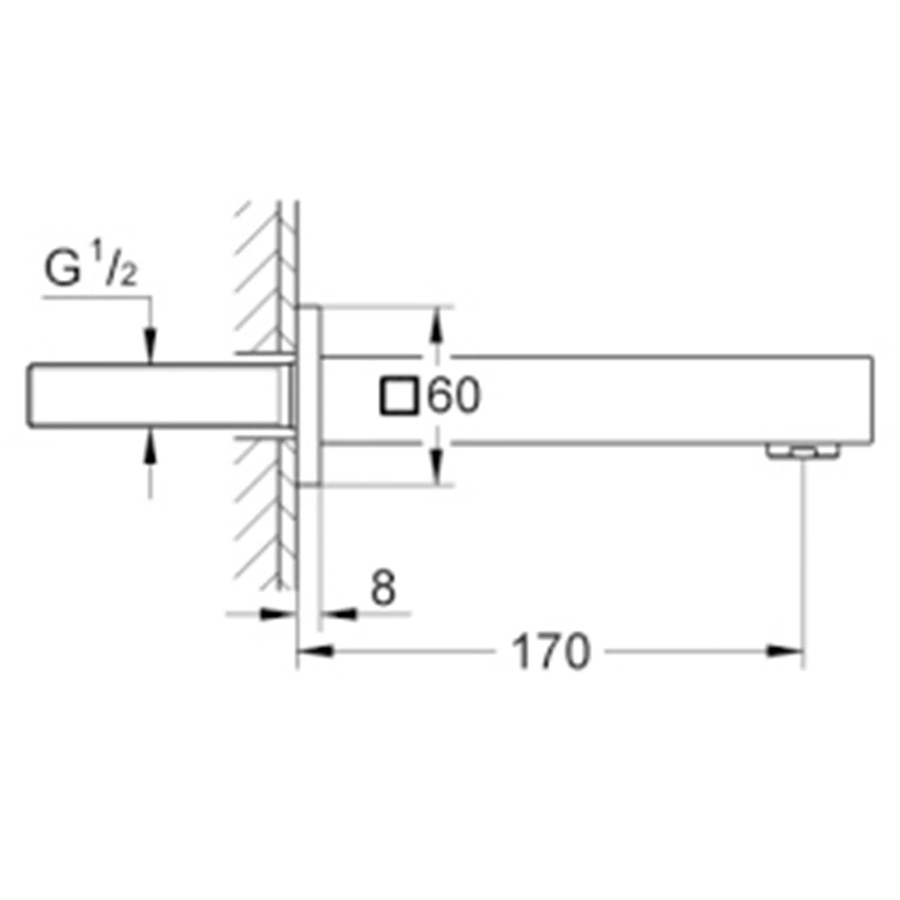 Grohe Universal Cube Çıkış Ucu - 13303DC0 2