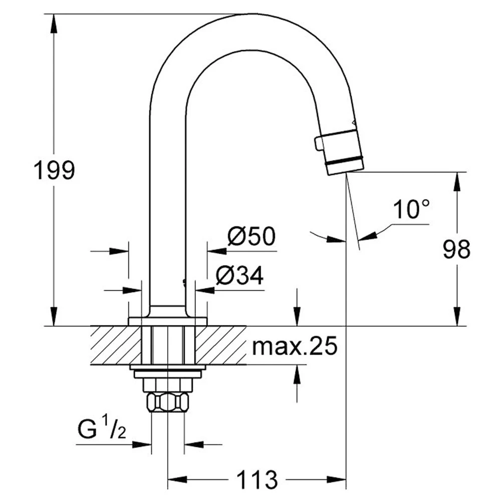 Grohe Universal Universal Musluk DN15 - 20201000 2