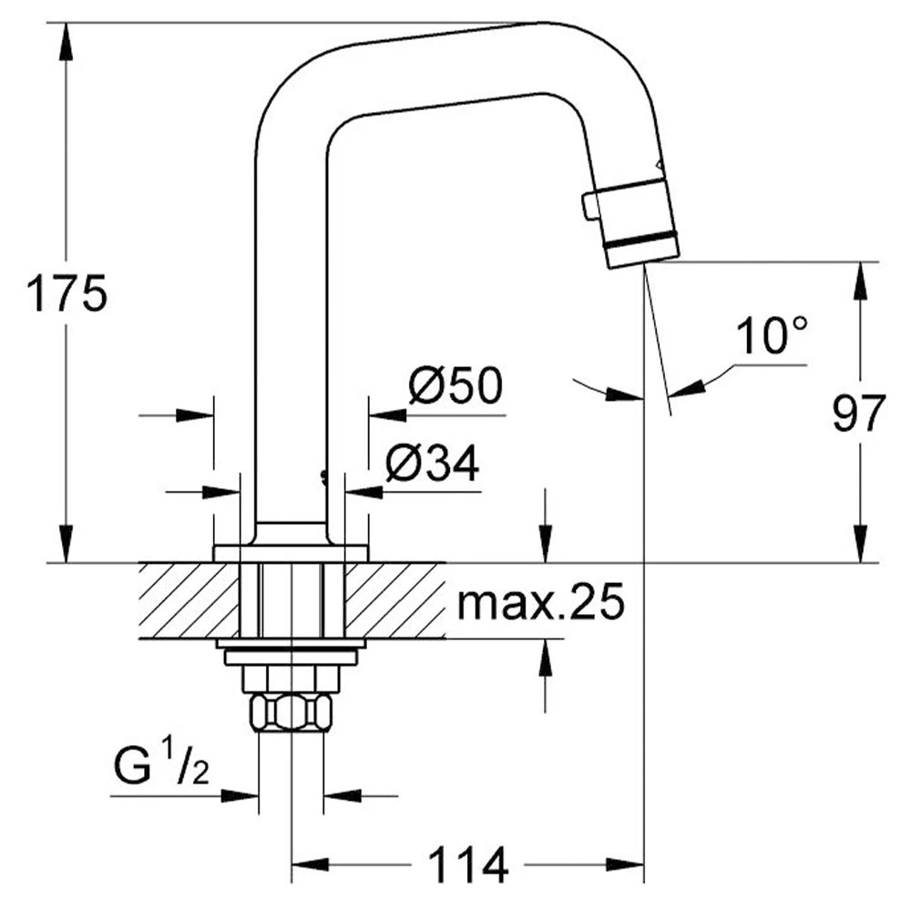 Grohe Universal Universal Musluk DN15 - 20202000 2