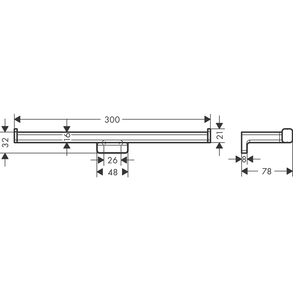 Hansgrohe AddStoris İkili Parlak Altın Tuvatet Kağıtlığı 41748990 2