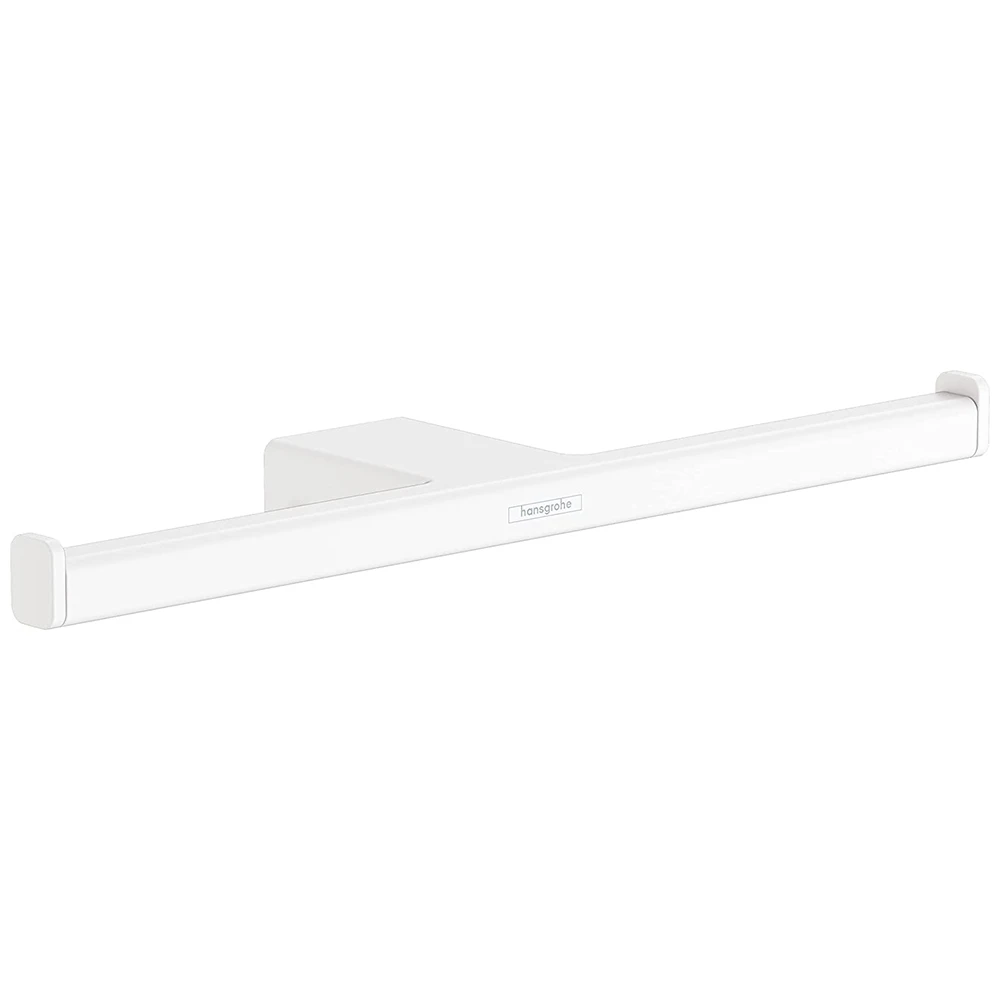Hansgrohe AddStoris Satin Beyaz İkili Tuvatet Kağıtlığı 41748700