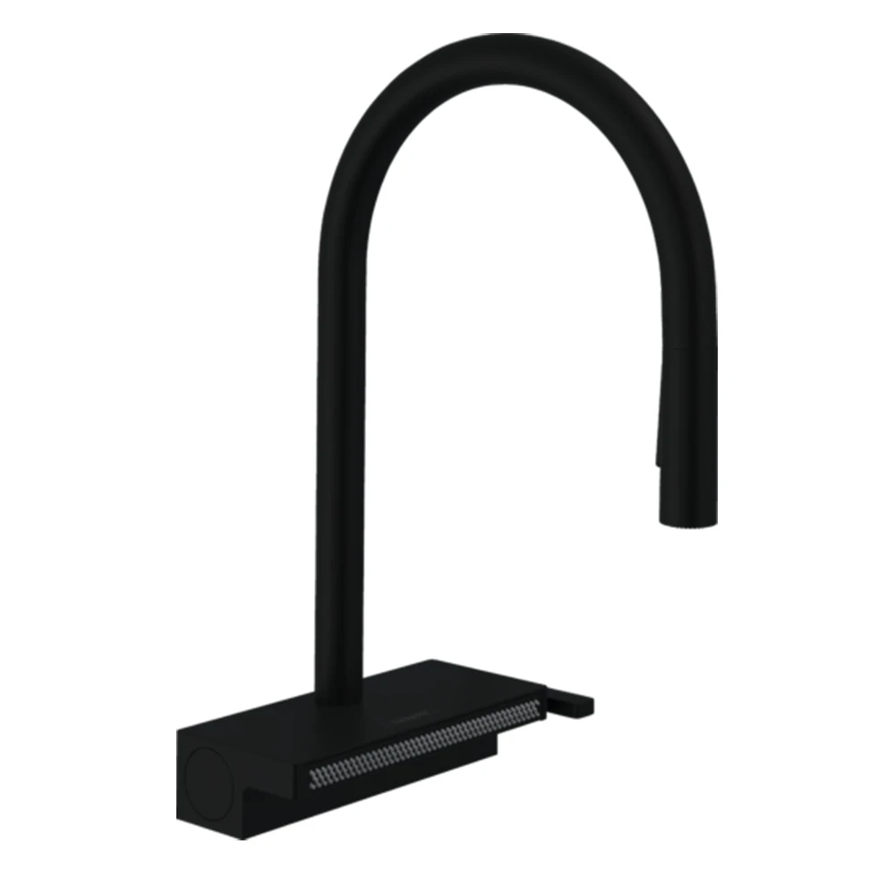 Hansgrohe Aquno Mat Siyah Mutfak Bataryası 73837670