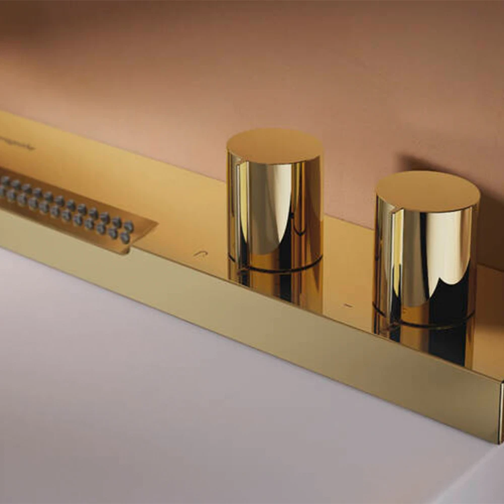 Hansgrohe Avalegra AquaUnit 58x48 Cm Bataryalı Beyaz-Parlak Altın Lavabo - 22472990 3