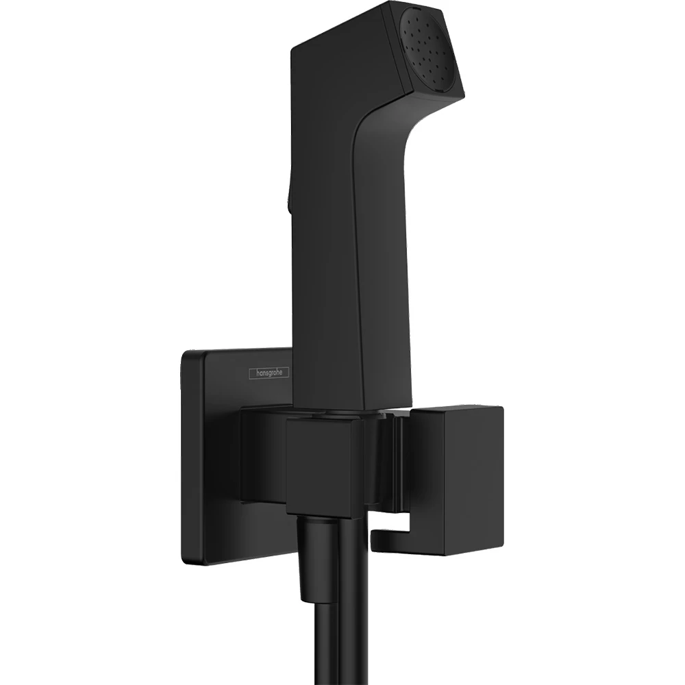 Hansgrohe Bidette El Duşu 1jet E EcoSmart+ Soğuk Su İçin Duş Askısı ve Satin Siyah 125 Cm Duş Hortumu ile 29231670