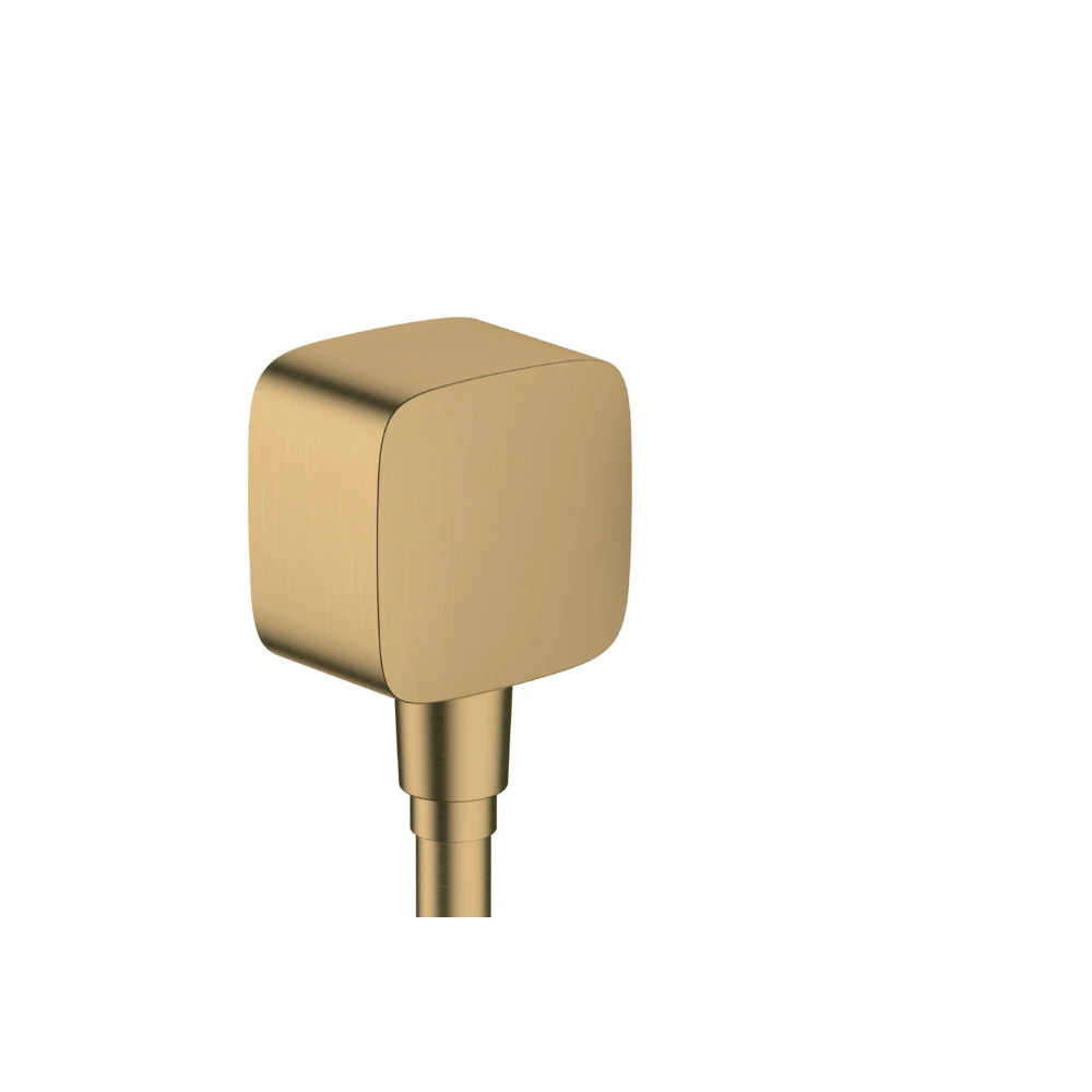 Hansgrohe FixFit Mat Bronz Çek Valf İle Gönye Çıkışı