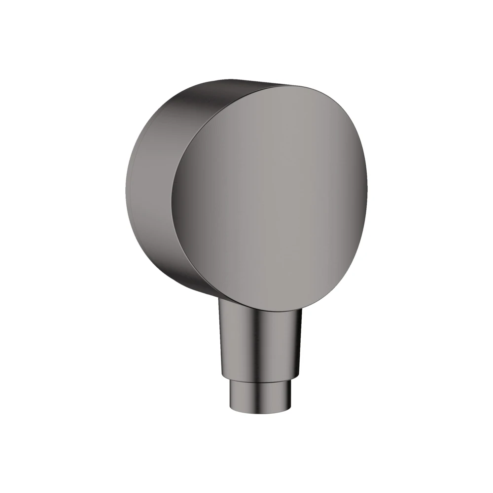 Hansgrohe FixFit Mat Siyah Krom S Gönye Çıkışı