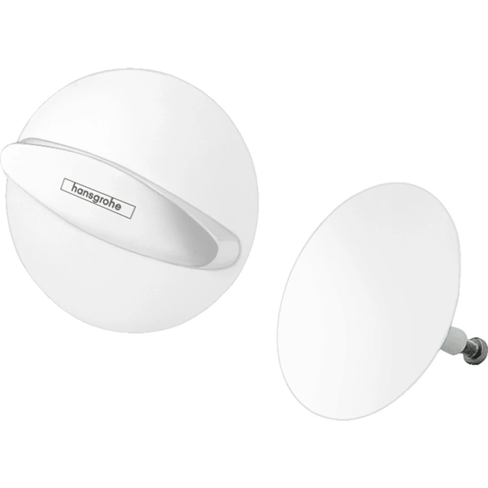 HansGrohe Flexaplus Satin Beyaz Dış Set Gider ve Taşma Seti 58185700