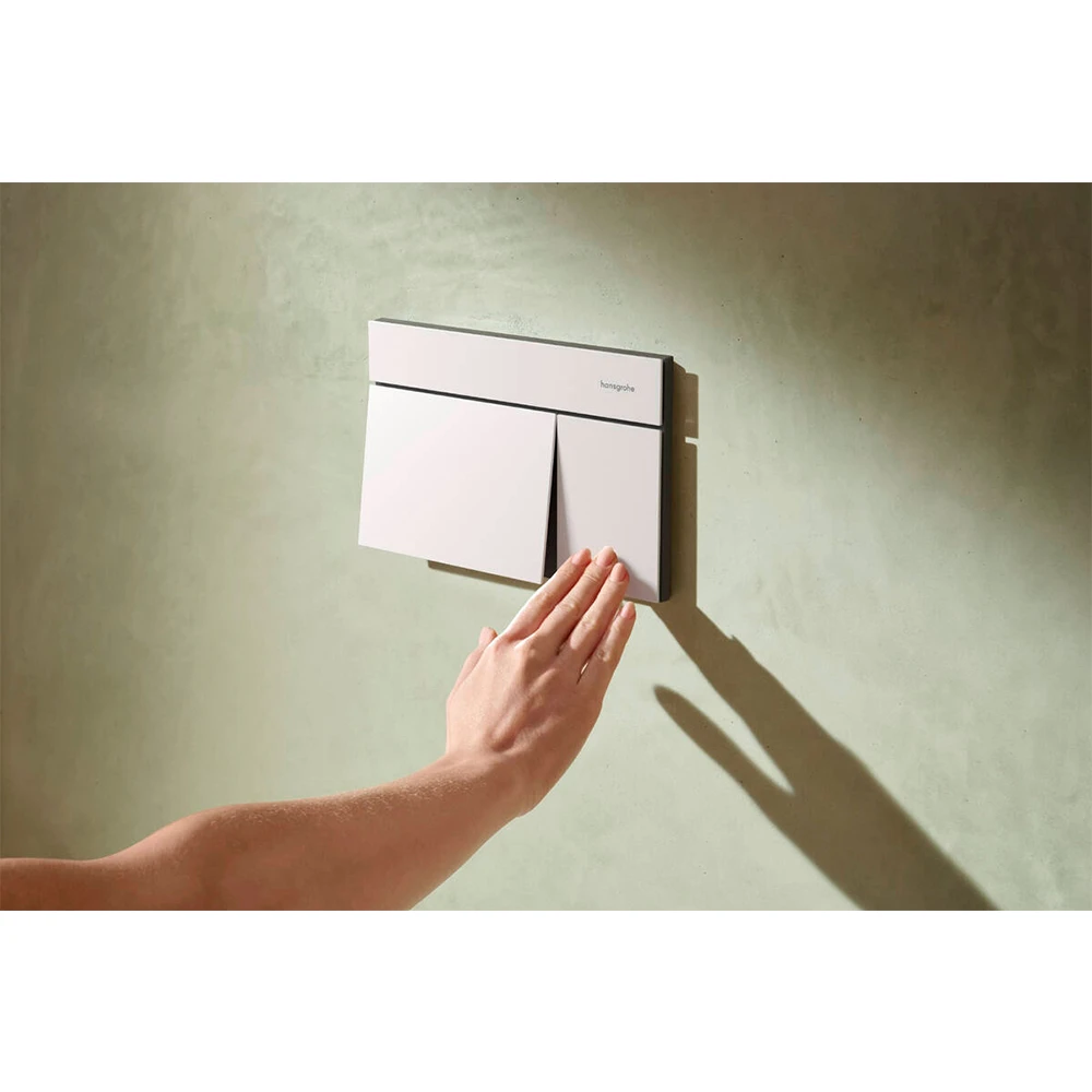 Hansgrohe iFrame Element E Mat Beyaz Gömme Rezervuar Paneli - 66003700 3
