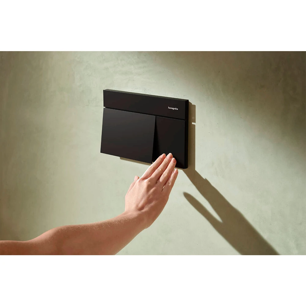 Hansgrohe iFrame Element E Mat Siyah Gömme Rezervuar Paneli - 66003670 3