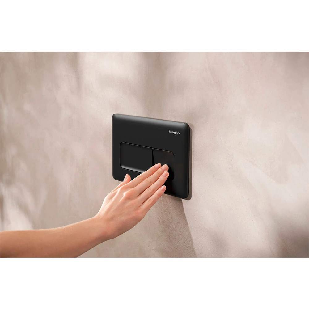 Hansgrohe iFrame Original Q Mat Siyah Gömme Rezervuar Paneli - 66001670 2