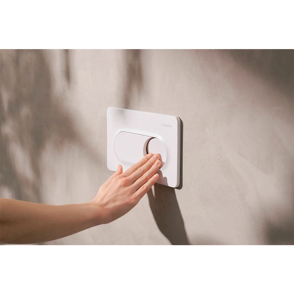 Hansgrohe iFrame Original S Mat Beyaz Gömme Rezervuar Paneli - 66002700 3