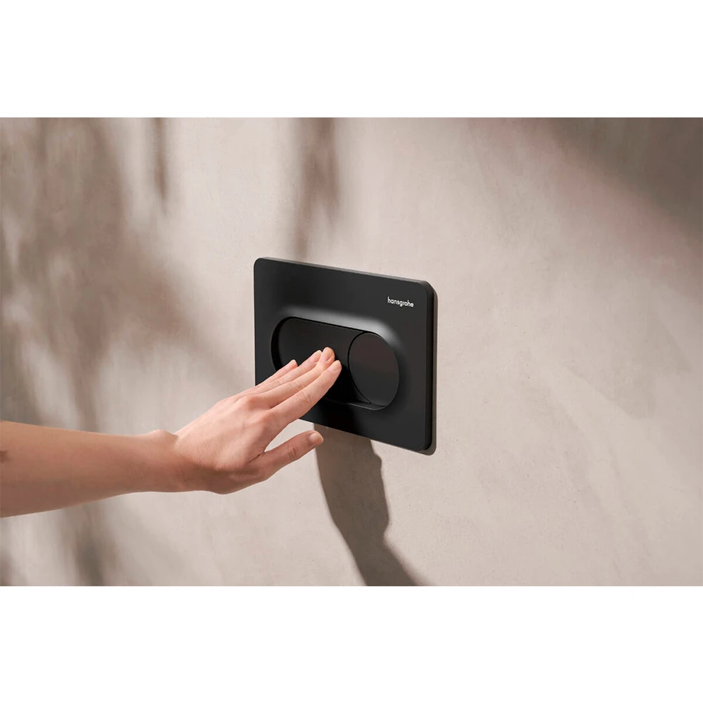 Hansgrohe iFrame Original S Mat Siyah Gömme Rezervuar Paneli - 66002670 3