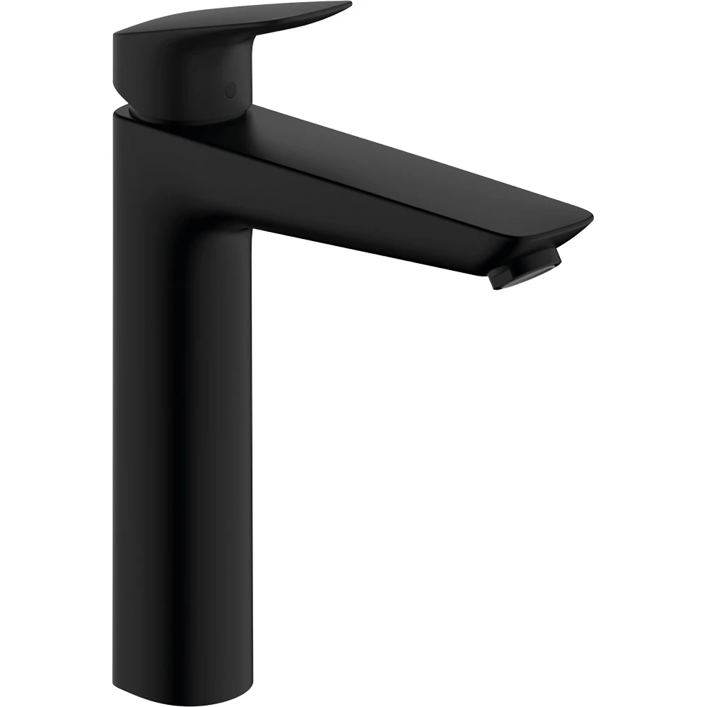 Hansgrohe Logis 190 Kumandalı Satin Siyah Tek Kollu Lavabo Bataryası 71090670
