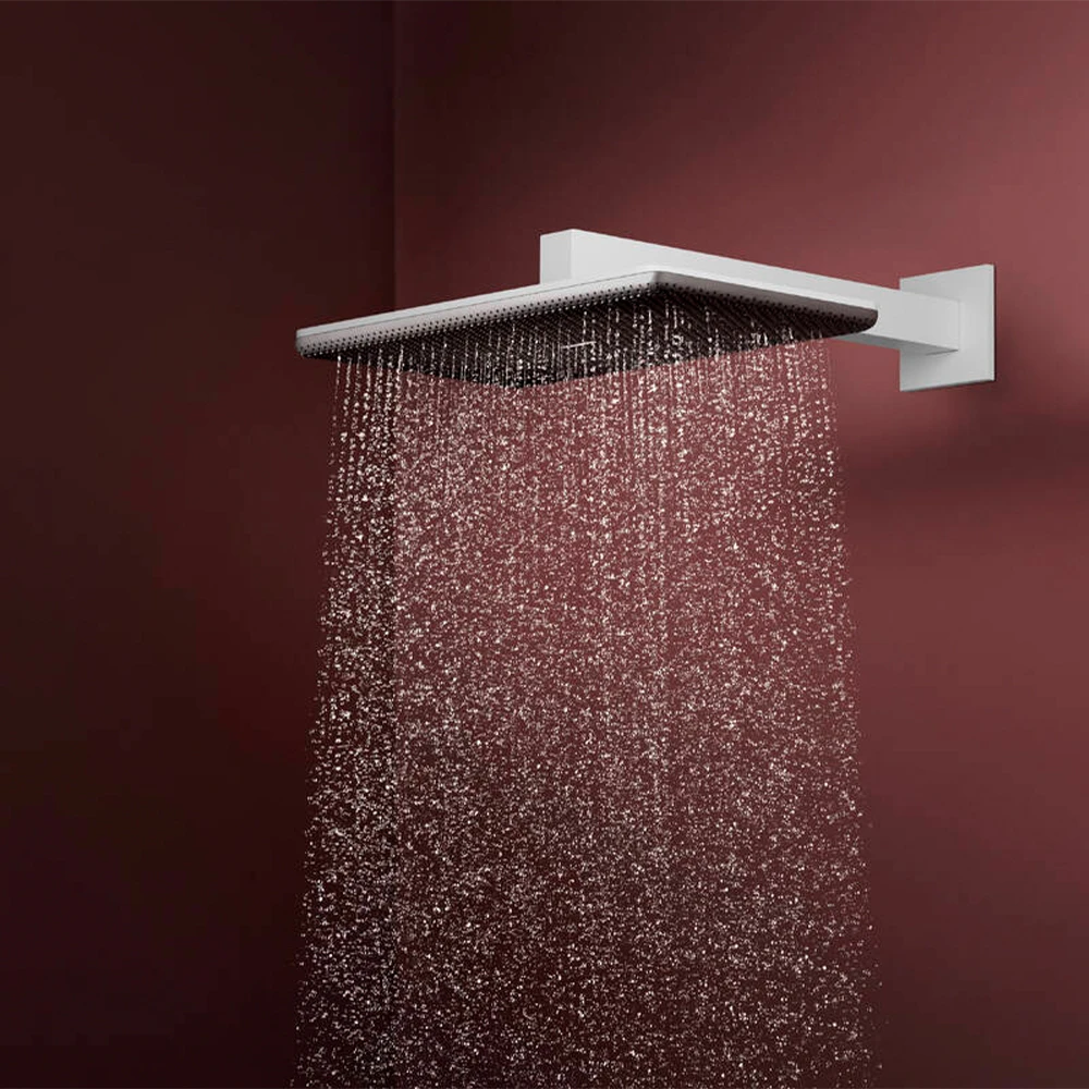 Hansgrohe Raindance Alive Q 210/340 2jet Satin Beyaz Tepe Duşu - 24550700 2