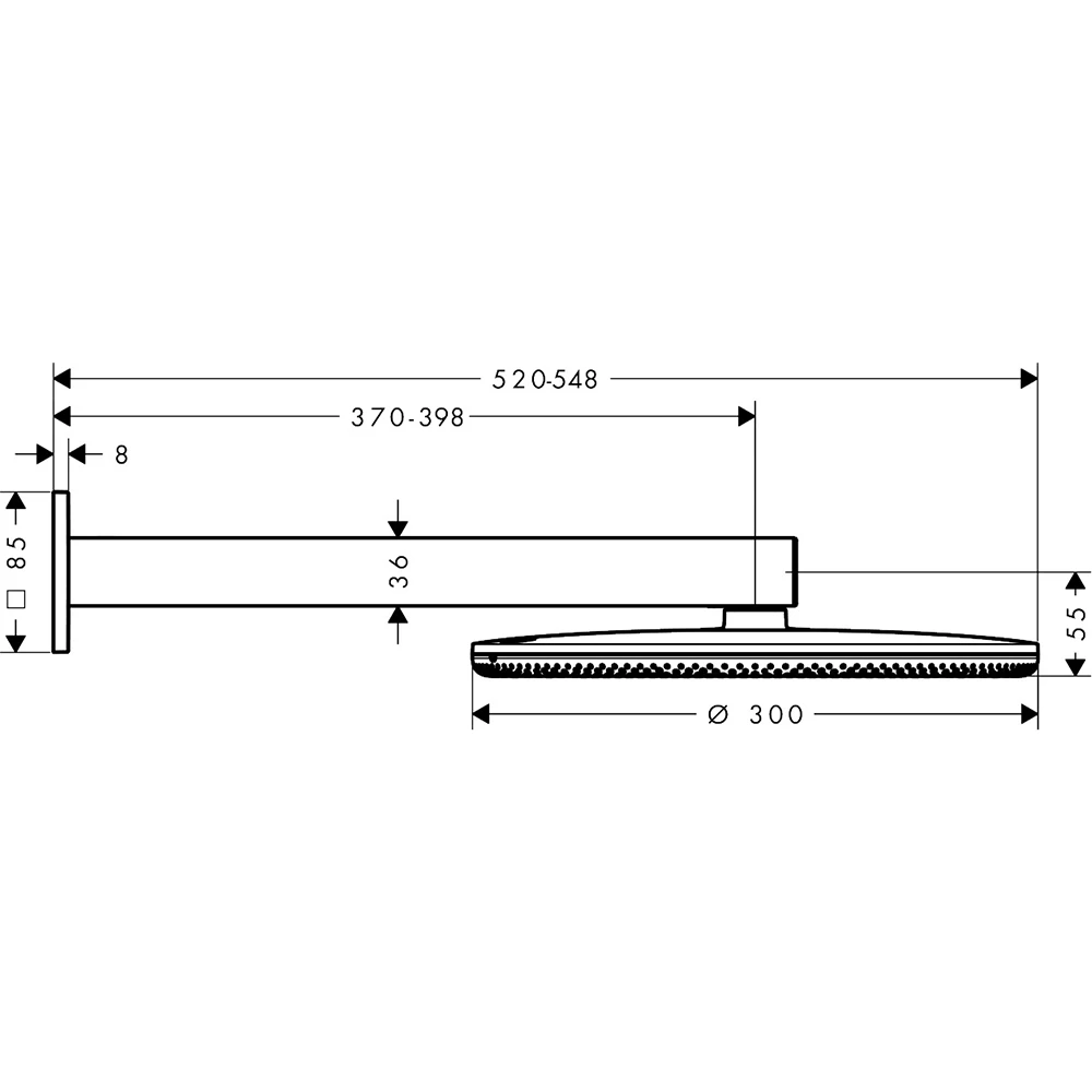 Hansgrohe Raindance Alive S 300 2jet Parlak Altın Tepe Duşu - 24540990 2