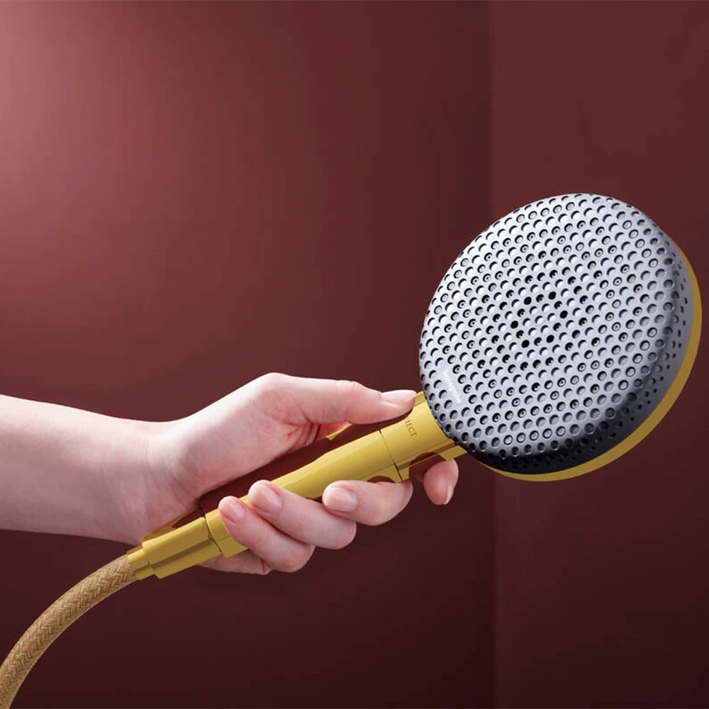 Hansgrohe Raindance Alive Select S 125 3jet EcoSmart+ Parlak Altın El Duşu - 24512990 2