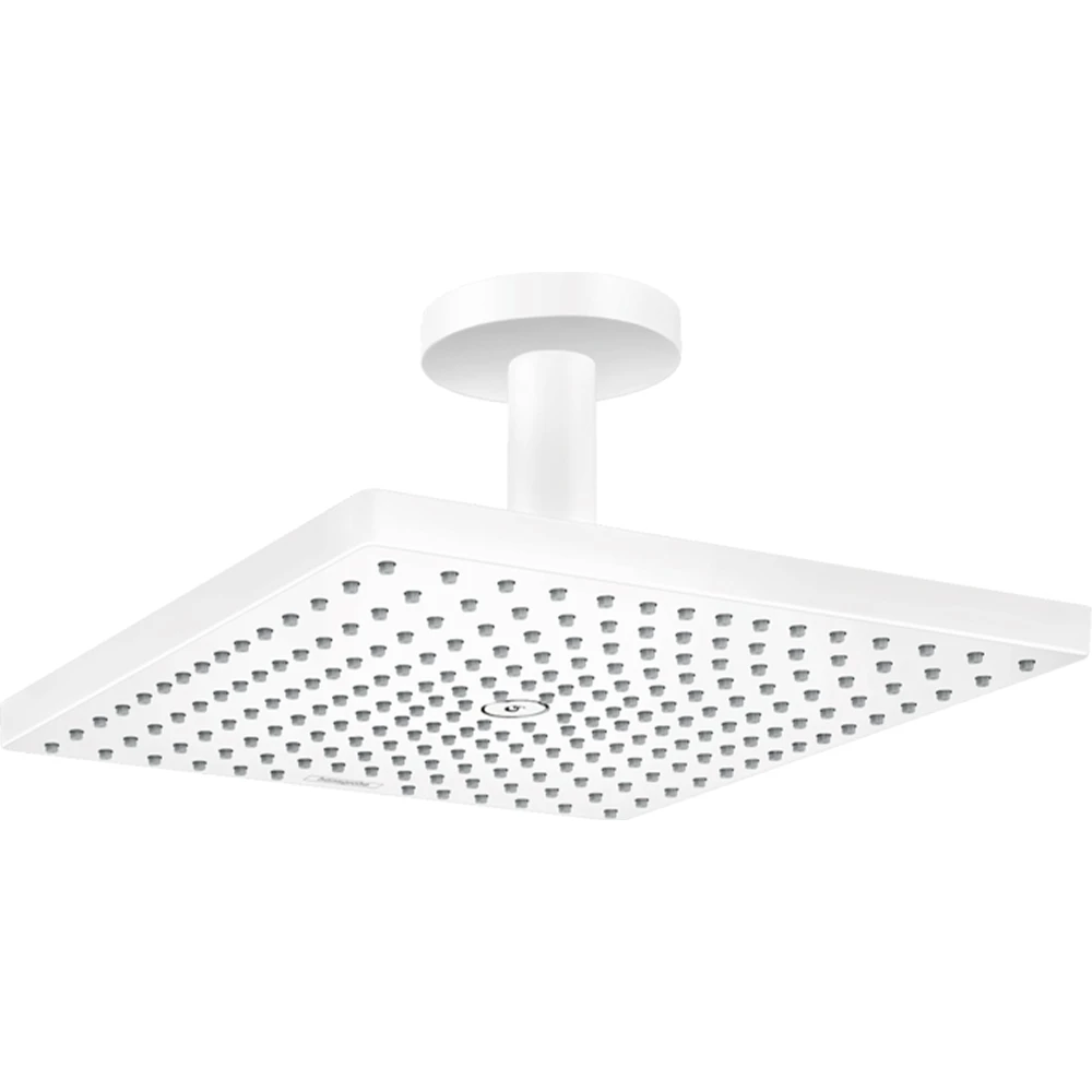 Hansgrohe Raindance E 300 1jet Tavan Bağlantılı Satin Beyaz Tepe Duşu 26250700