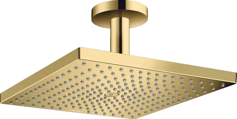 Hansgrohe Raindance E Parlak Altın Optik Tavan Bağlantılı Tepe Duşu