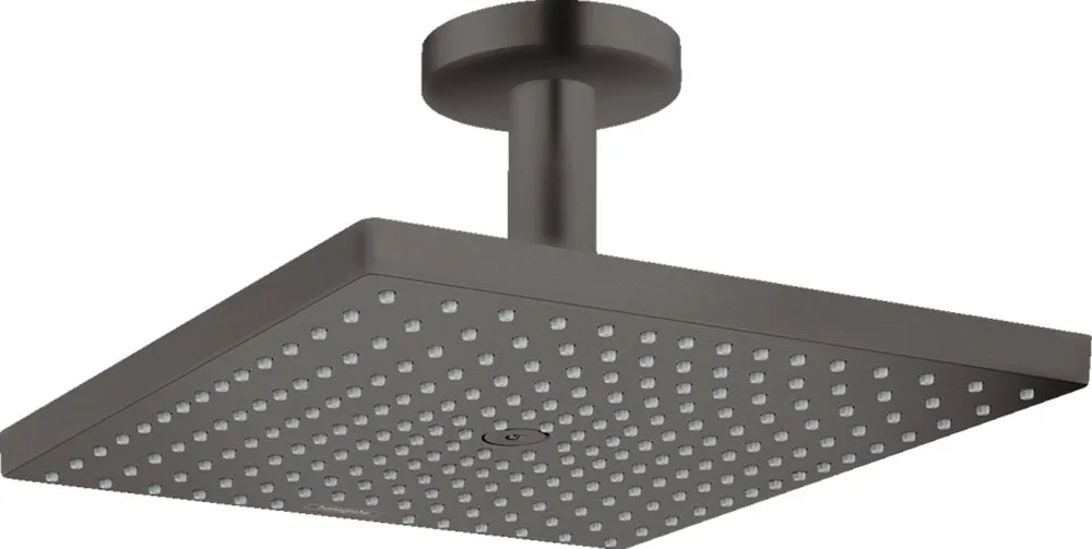 Hansgrohe Raindance E Mat Siyah Krom Tepe Duşu