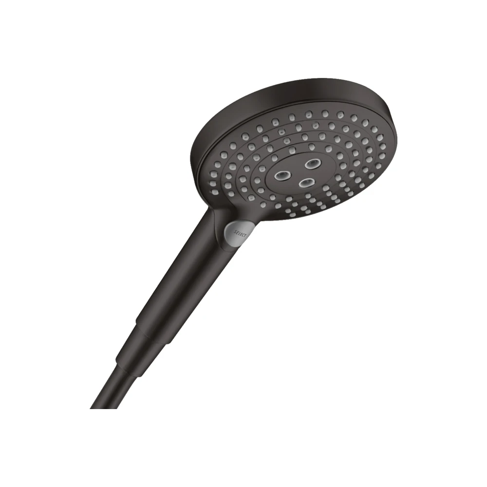 Hansgrohe Raindance Select S Satin Siyah 120 3 jet El Duşu 26530670