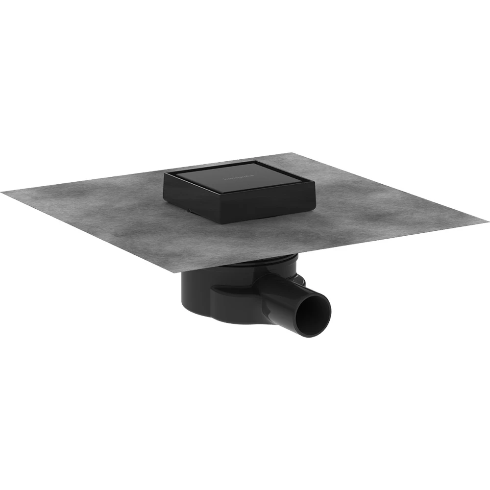 Hansgrohe RainDrain Point 100/100 Seramik Kaplanabilir Mat Siyah Komple Gider Seti 56247670