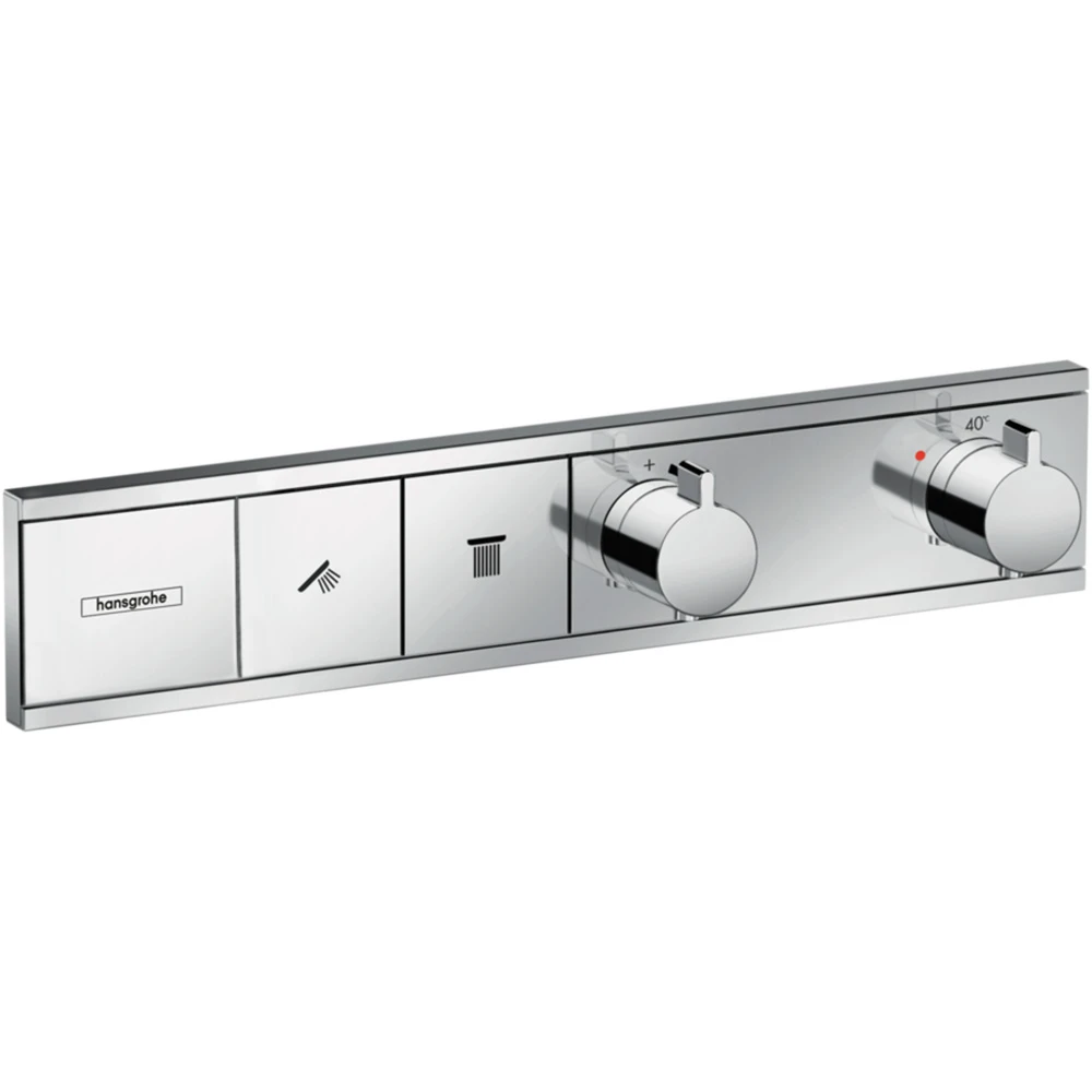 Hansgrohe RainSelect 2 Çıkış İçin Termostatik Ankastre Banyo Bataryası - 15380000